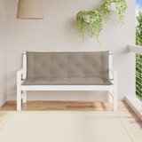 vidaXL Blazina za vrtno klop 2 kosa taupe 150x50x7cm oxford tkanina Cene