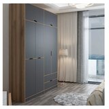 Hanah home Ormar Elina-8908, 185x253x52 cm, Antracit | Eponuda.ba
