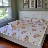 Komplet krep 100% pamuk pink lavanda ( VLK000283-pink lavanda )