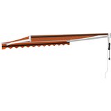  Automatska tenda na uvlačenje narančasto-smeđa 3,5 x 2,5 m | shoptok.hr