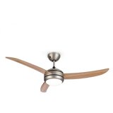 Klarstein El Paso, stropni ventilator, 52&quot; E27 navoj, 3 lopatice, videz hrastovega lesa cene