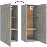  Zidni ormarić boja betona 35 x 34 x 90 cm od konstruiranog drva | Eponuda.ba