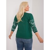 RELEVANCE Blouse-RV-BZ-9442.27-dark green | Shoptok.si
