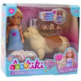 Mini lutka za igru sa psom i &amp;scaron;tencima - 13 cm Slike
