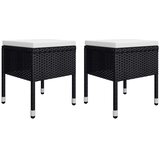  5-dijelni vrtni blagovaonski set crni | shoptok.hr
