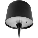 Leitmotiv Črna LED namizna svetilka za na steklenico s kovinskim senčilom (višina 13 cm) Cone Hat LED – | Shoptok.si