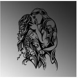 WALLXPERT dekorativni metalni zidni pribor kiss black | ePonuda.com