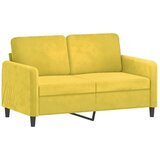 vidaXL Sedežna garnitura 3-delna rumen žamet, (20910861) | Shoptok.si