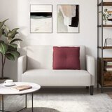  Jastuk za leđa Vinska crvena 60 x 19 x 50 cm tkanina | shoptok.hr