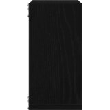  Zidne kockaste police 4 kom crni hrast 30x15x30 cm inženjersko drvo | shoptok.hr