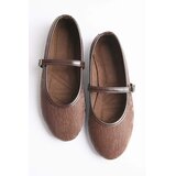 Trendyol Shoes Ženske baletanke Takss26Be00030, Smeđe Cene