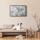  Plakat - Baroque Vines in Light Colors 60x40 Crni okvir | shoptok.hr