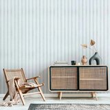  Tapeta - Wooden Texture - Symmetrical vertical lines on a white background. 50x1000 Premium | shoptok.hr