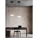  Črno-bela in zlata LED zatemnitvena viseča svetilka s steklenim senčilom ø 22 cm Celeste – | Shoptok.si
