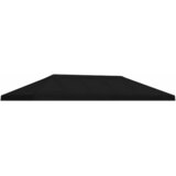 vidaXL Zaščita za gazebo s senčnikom 6 x 3 m Črna Poliester 190, (5000218933) | Shoptok.si