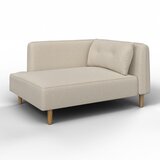 Bessagi Home počivalnik fanny, bež, s taburejem | Shoptok.si