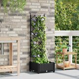  Vrtna saksija Crna 40 x 40 x 125,5 cm Plastika | Eponuda.com