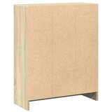  Polica za knjige hrast sonoma 60x24x76 cm konstruirano drvo | shoptok.hr