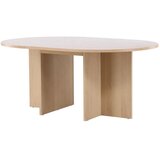 Venture Home okrugli rastezljivi blagovaonski stol Strada ⌀120 cm, izbijeljena (whitewash) | shoptok.hr