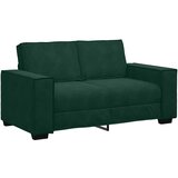  Dvodijelni set sofa s jastucima, tamnozeleni baršun | shoptok.hr