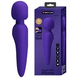 Pretty Love Meredith Super Soft Silicone Massage Wand Purple