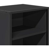 vidaXL Noćni ormarić crni 40x31x50 cm Konstruirano drvo i metal | shoptok.hr