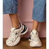 D/CEO marka niezdefiniowana Beige Carina sporty sneakers on a stylish sole | Shoptok.si