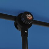  Vrtni suncobran s aluminijskim stupom 2 x 1,5 m azurnoplavi | Eponuda.com