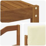  Set vanjskih sofa 5 kom. Prirodna i krem | shoptok.hr