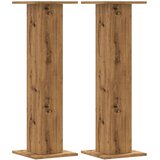  Stalci za biljke 2 kom boja hrasta 30 x 30 x 95 cm drveni | Eponuda.com