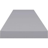  Plutajuća zidna polica siva 120 x 23 5 x 3 8 cm MDF | shoptok.hr