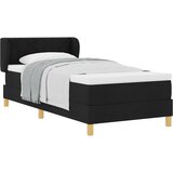 vidaXL Box Spring postelja z vzmetnico črna 90x200 cm tkanina Cene