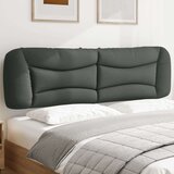 vidaXL Vzglavna stranica temno siva 180 cm blago | Shoptok.si
