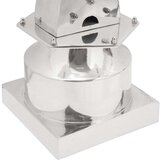  skulptura srebrna 26x26x110 cm aluminij polovična propeler | Shoptok.si