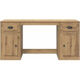 Stol s ormarom s ladicama Umjetnički hrast 154,5 x 50 x 75 cm | shoptok.hr