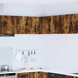 vidaXL Stenska kuhinjska omarica z vrati Dimljeni oreh 57 x 57 x 40 cm | Shoptok.si