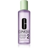 Clinique 3-Step skin care 2 čistilna vodica s pilingom za suho in normalno kožo 400 ml za ženske | Shoptok.si
