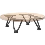 vidaXL Noge s ukosnicama za stolić za kavu 4 kom. antracit 10 cm puni čelik | shoptok.hr
