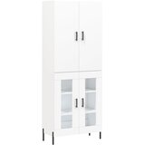  Visoka komoda bijela 69,5x34x180 cm konstruirano drvo | shoptok.hr