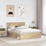  Konstrukcija postelje Sonoma 140 x 200 cm Masivno borovo les, (5000103345) | Shoptok.si