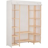 vidaXL Ormar od tkanine bijeli 135 x 40 x 170 cm Cijene