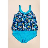 Fenzy Plus Size Kopalke S Potiskom, Modre | Shoptok.si