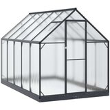  Rastlinjak v vrtu z vrati Antracit 183,5 x 303,5 x 207 cm, (5000288595) | Shoptok.si