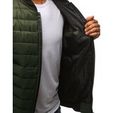 DStreet Kurtka męska pikowana bomber jacket zielona | shoptok.hr