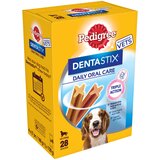Pedigree Dentastix dnevna nega zob - Multi pakiranje (28 kosov) za srednje velike pse (10-25 kg) Cene