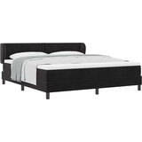  s opruga kutije s uzglavljem Crna 180 x 200 cm Baršun | shoptok.hr
