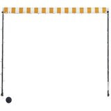  Tenda na uvlačenje s LED svjetlima 250 x 150 cm žuto-bijela | shoptok.hr