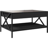  Stolić za kavu s beskonačnim LED svjetlima crni 70x50x38 cm | shoptok.hr