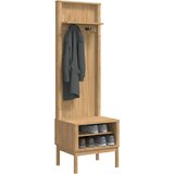  Ormar za hodnik s policom FLORO Vosak smeđa 50 x 40 x 158 cm | Eponuda.ba