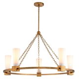 Elstead KRISTY5-DG-OPAL - Luster na šipci KRISTY 5xE27/40W/230V bakarna | Eponuda.com